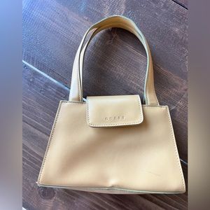 Vintage Guess Mini Tan Handbag